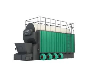Coal fired SZL double drum water tube chain grate steam boiler