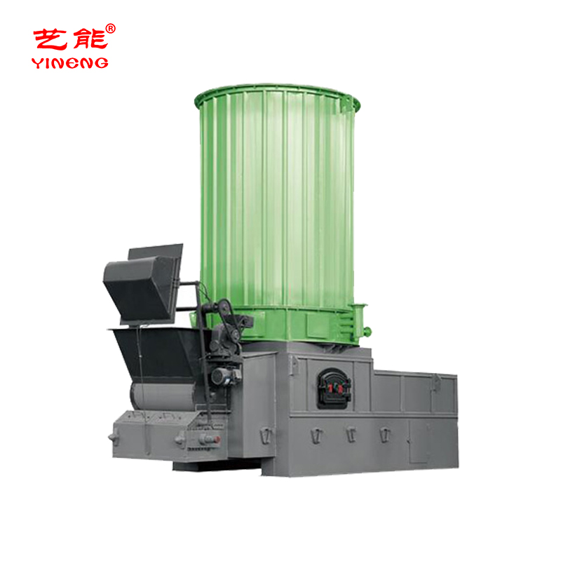 Biomass fired reciprocating grate steam boiler
