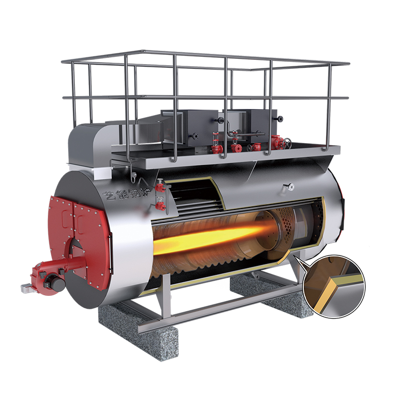 horizontal steam boiler