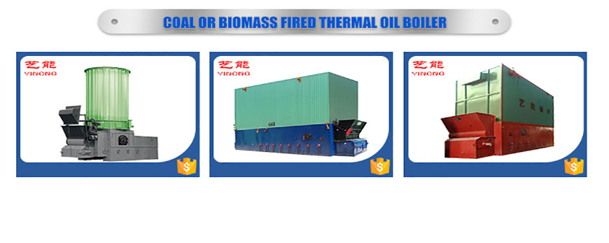 Gas oil fired molten salt boiler