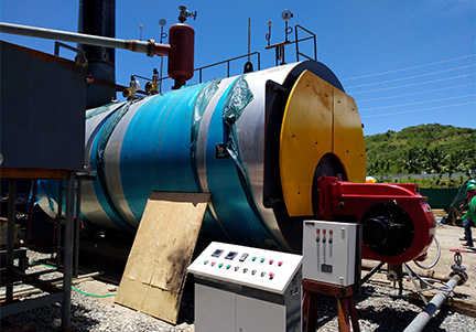 Water tube high pressure biomass fired steam boiler